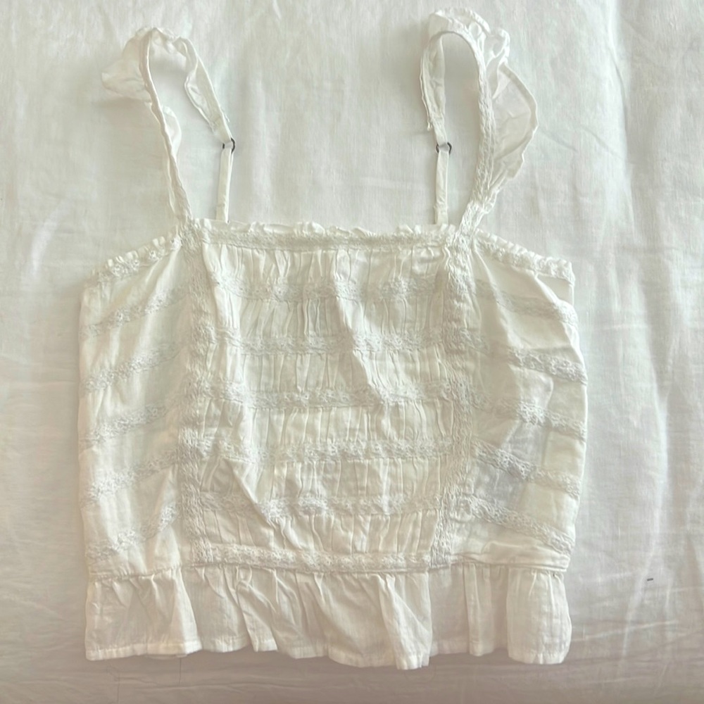 Abercrombie & Fitch, White Tub Top